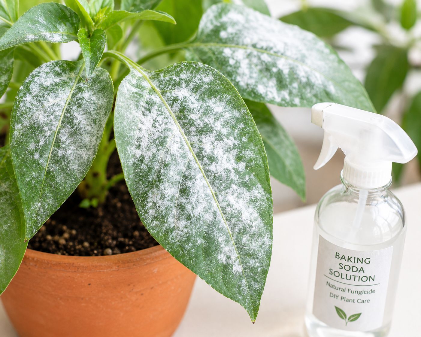 Powdery MildewWhite — flour-like coating on leaves