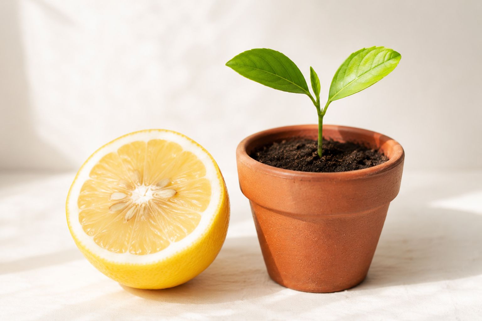 How to Grow a Lemon Tree Indoors from Seed