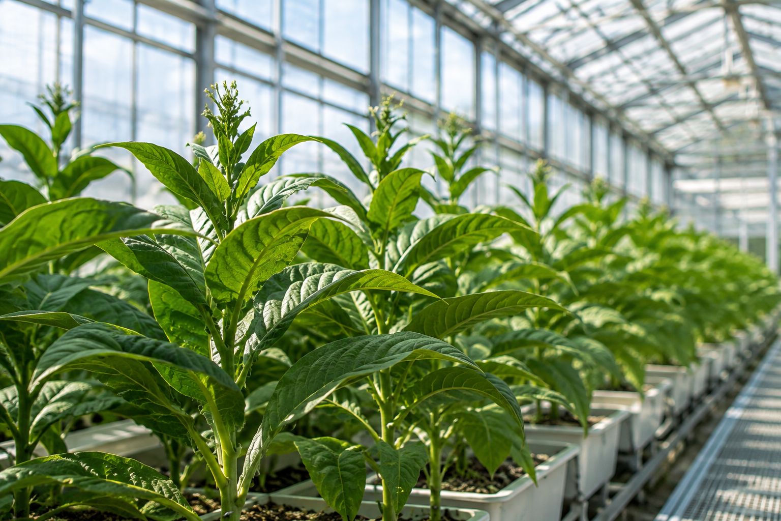 Tobacco greenhouse